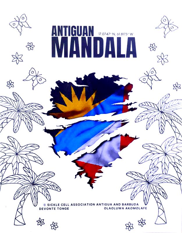 Mandala colouring book created by Sickle Cell patients